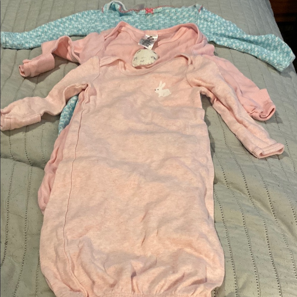 Pink and Blue Baby Onesies